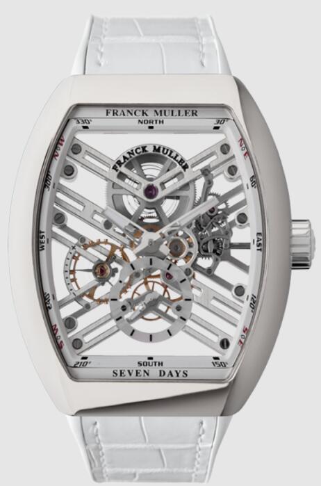 Buy Franck Muller VANGUARD 7 DAYS POWER RESERVE SKELETON Replica Watch for sale Cheap Price V45S6SQT ACBC - Click Image to Close